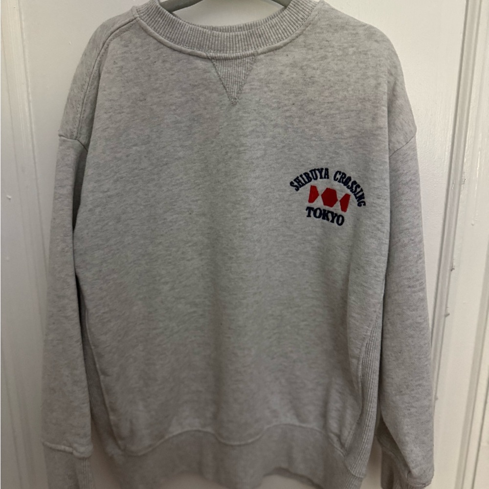Zara Gray Shibuya Crossing Tokyo Boys Sweat Shirt